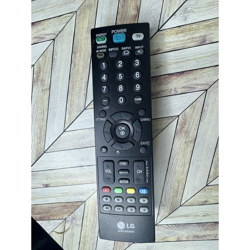 LG TV Remote Control AKB73655806 Black Genuine OEM Replacement Smart LED LCD